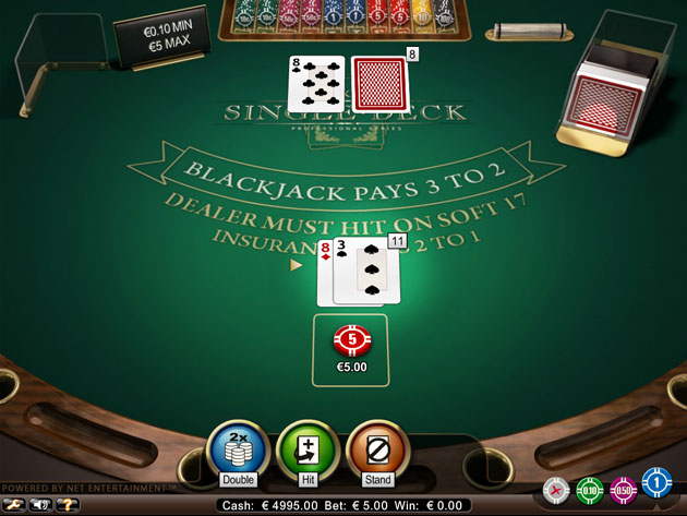 Single Deck Blackjack